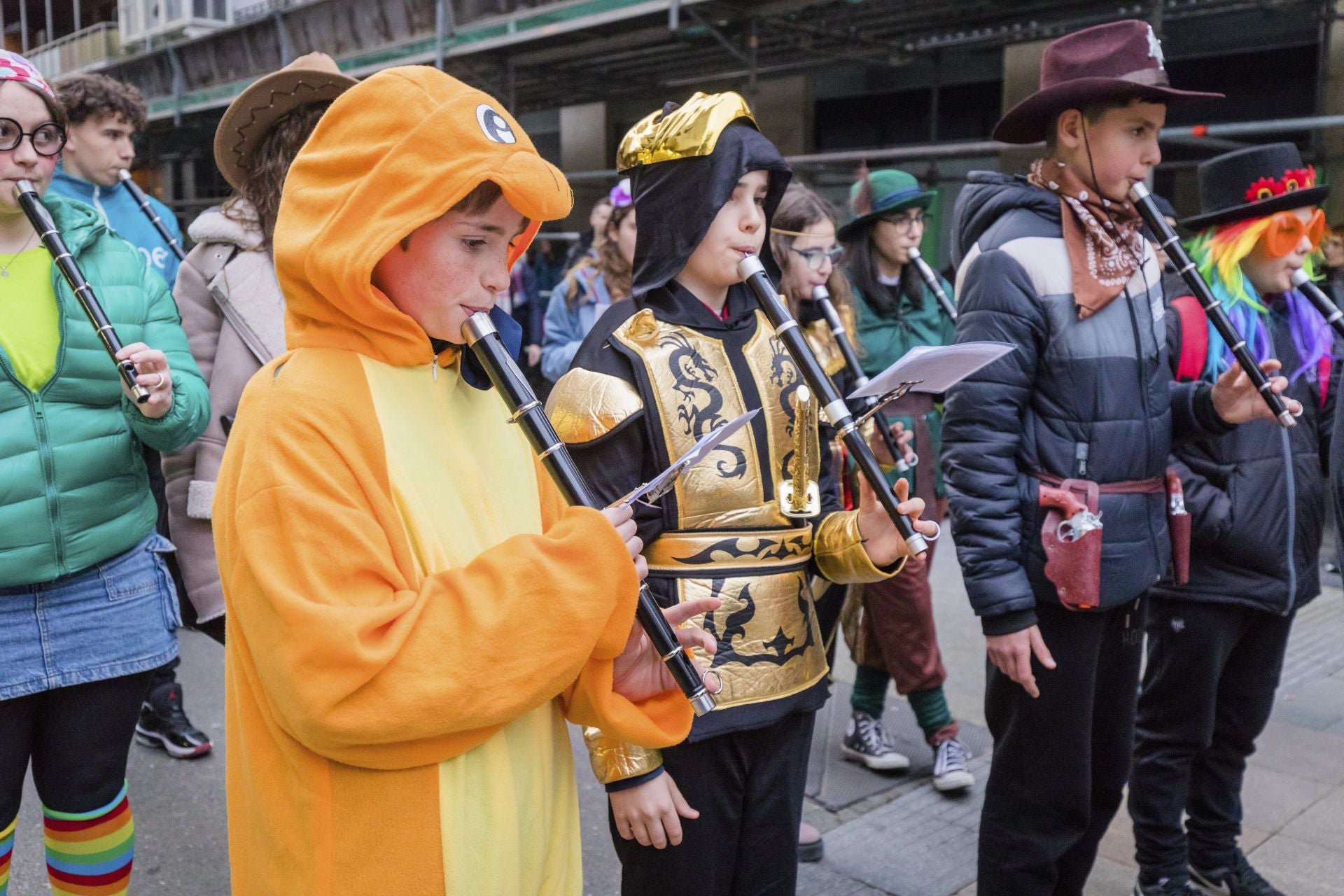 Las imágenes del Jueves de Lardero en Vitoria