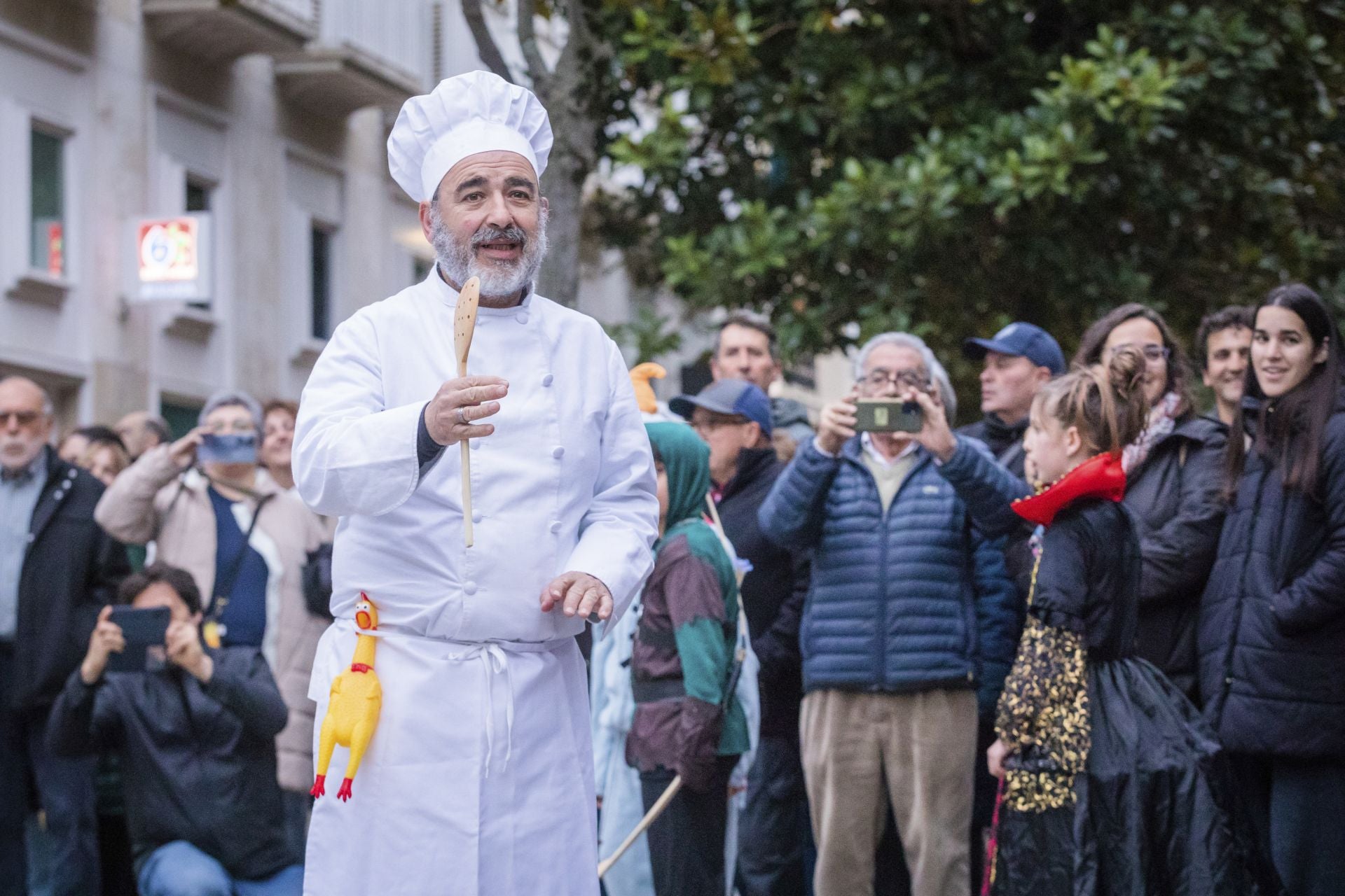 Las imágenes del Jueves de Lardero en Vitoria
