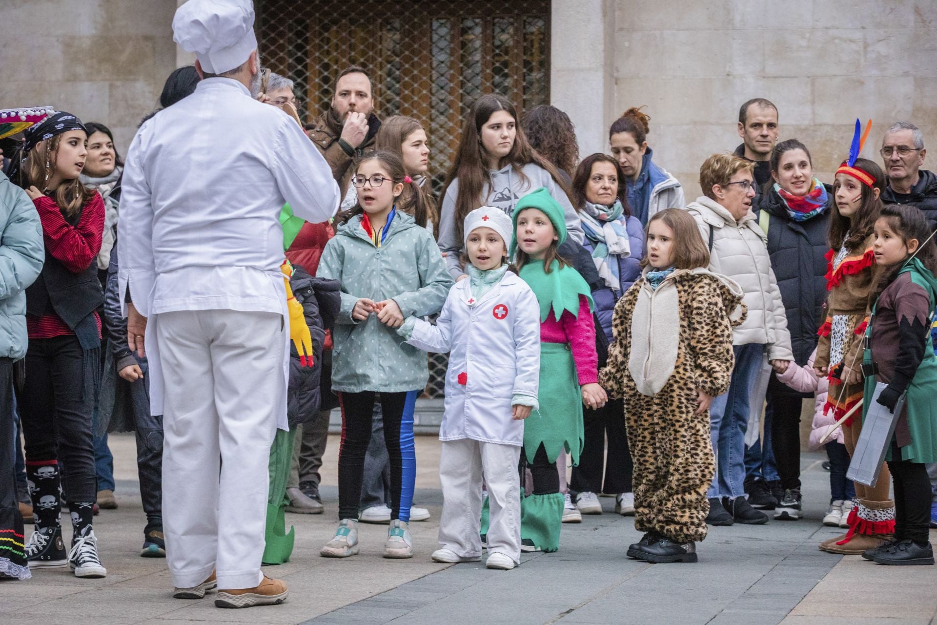 Las imágenes del Jueves de Lardero en Vitoria