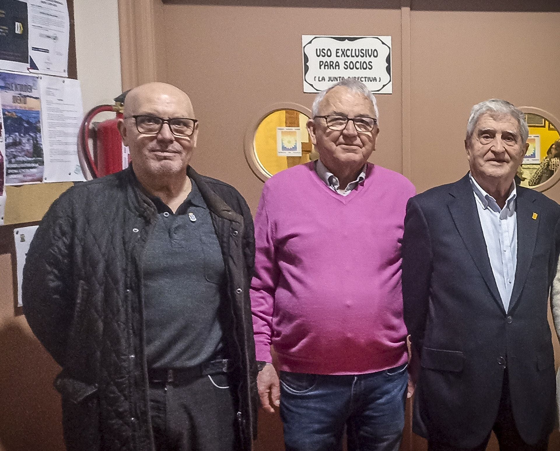 Matías Castilla, Francisco Hernández y Antonio Lloréns.
