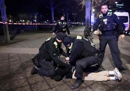 El bilbaíno herido en Berlín ya se encuentra en casa