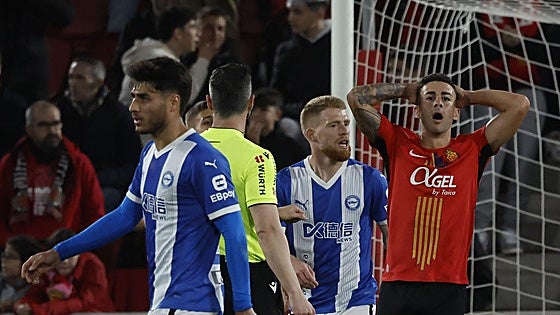 Carlos Martín, MVP albiazul del Mallorca-Alavés. ¿Quién ha sido el mejor para ti? Vota aquí