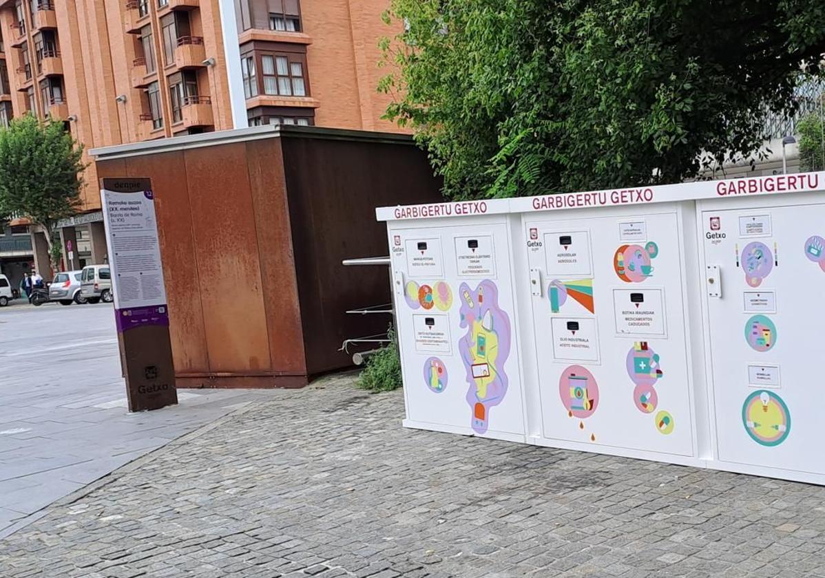Uno de los garbigertus distribuidos por el municipio.