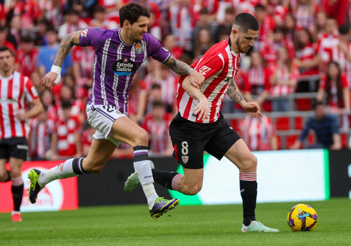 Sancet se lesionó en el partido ante el Valladlid.