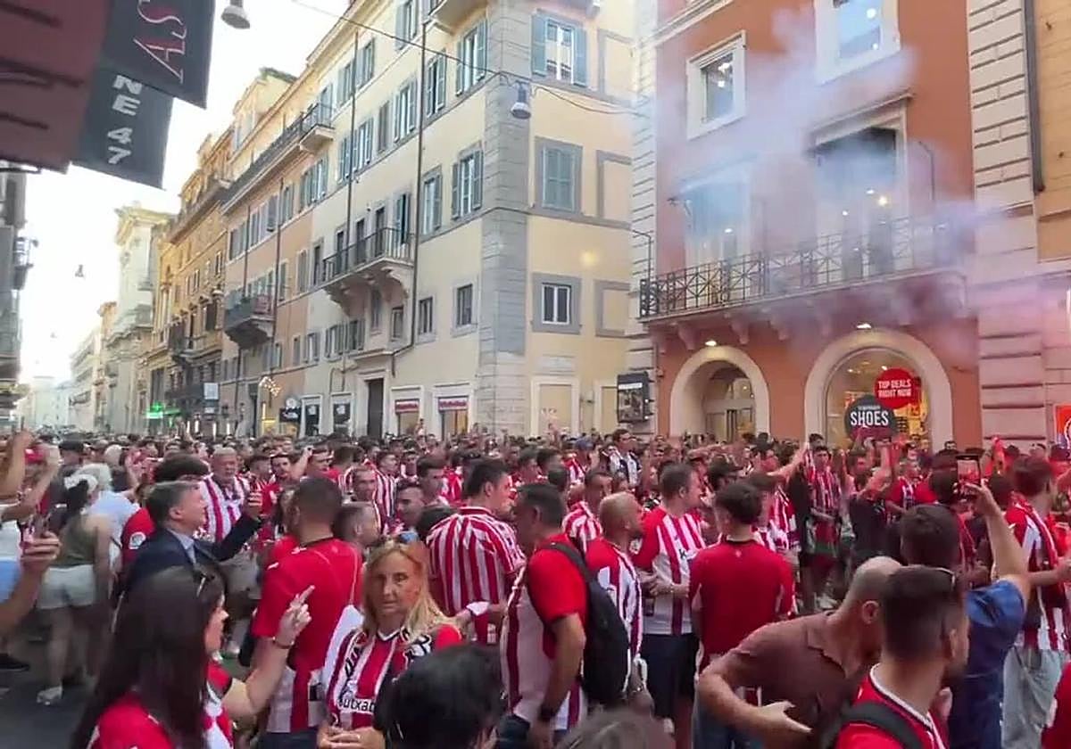 La Policía italiana rastrea redes sociales para prevenir incidentes en el Roma-Athletic