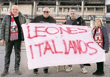 El sueño de la 'leona italiana' de 88 años: «Estuve en Estambul y me gustaría ir a la final de San Mamés»