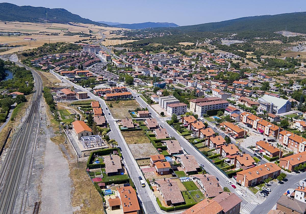 Vista panorámica de Nanclares de la Oca.