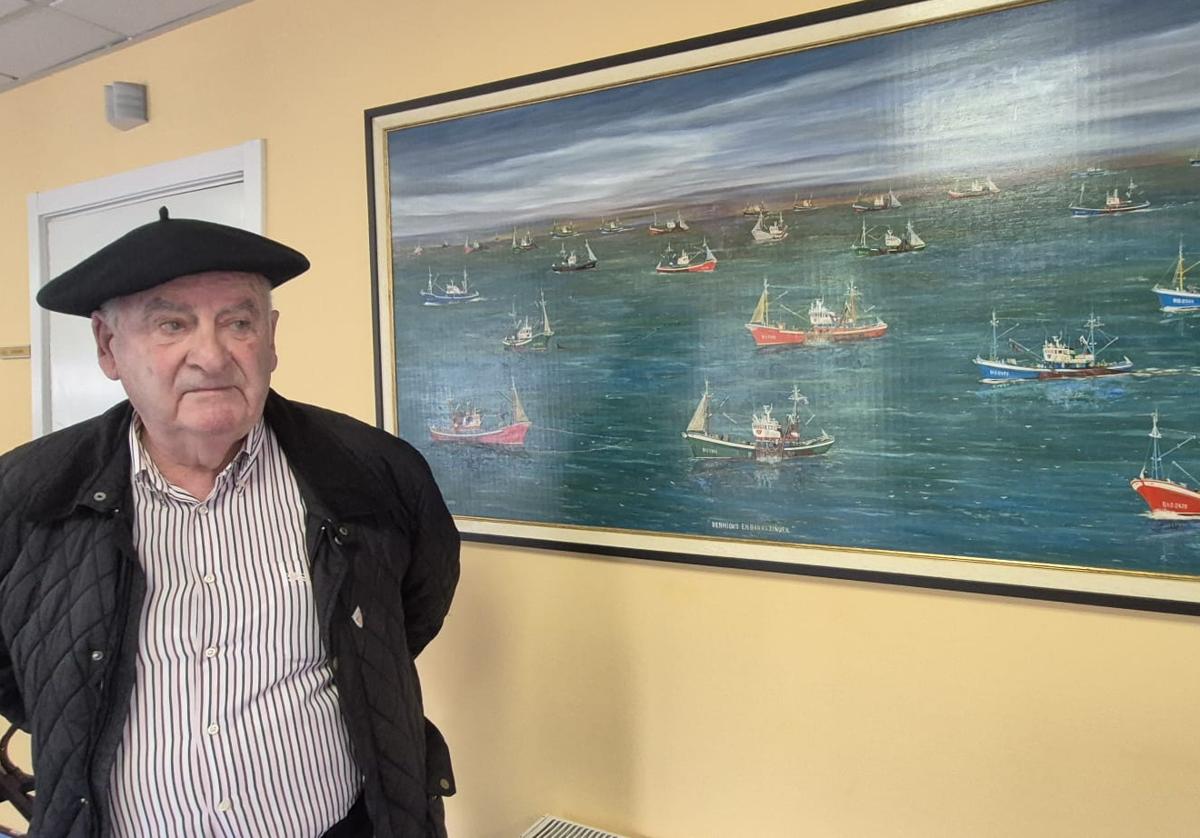 El pintor bermeano José Manuel Gabantxo dona una de sus obras a la residencia