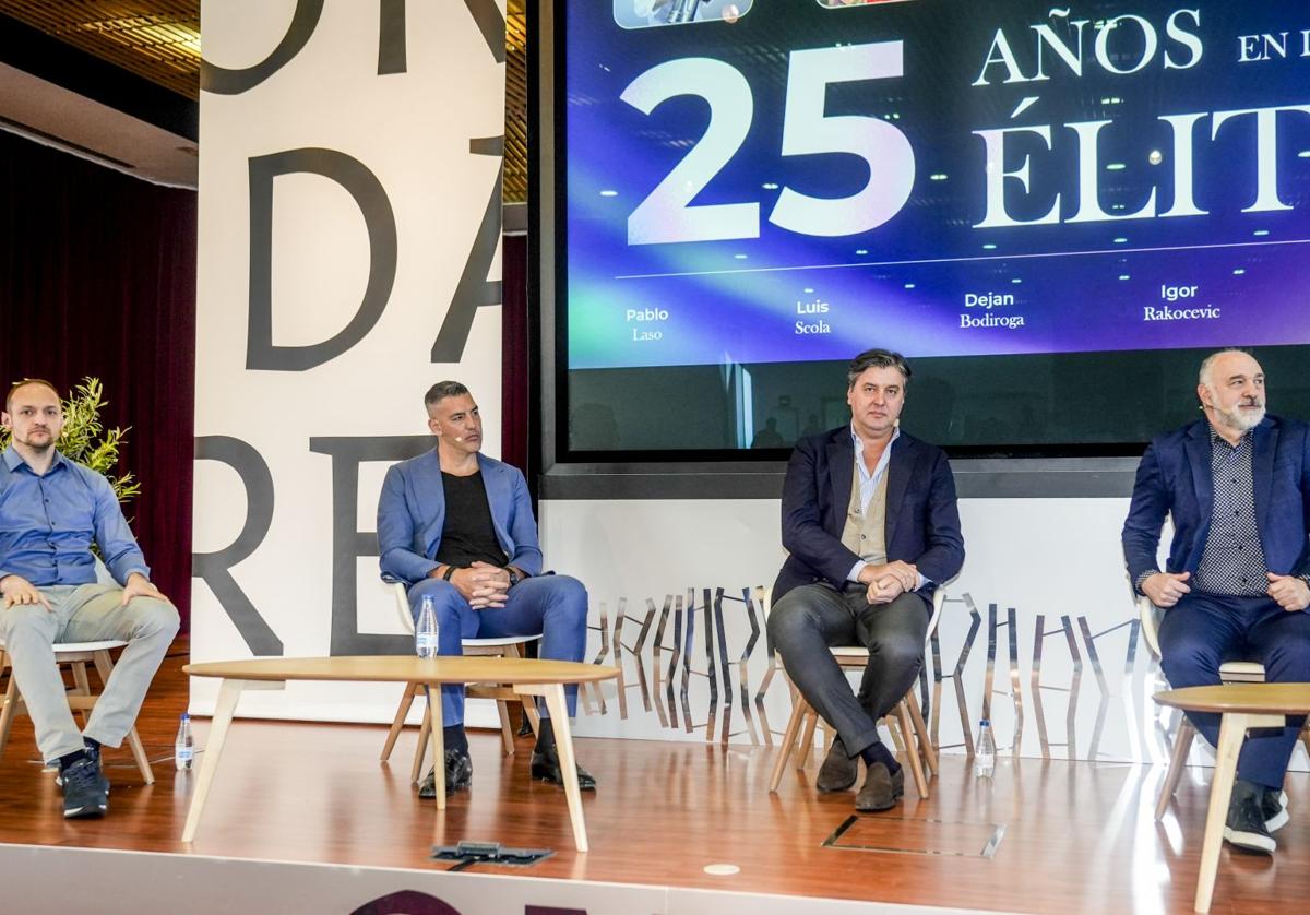 Una mesa redonda repleta de anécdotas y con la mirada al frente de Pablo Laso: «No puedes vivir del pasado»