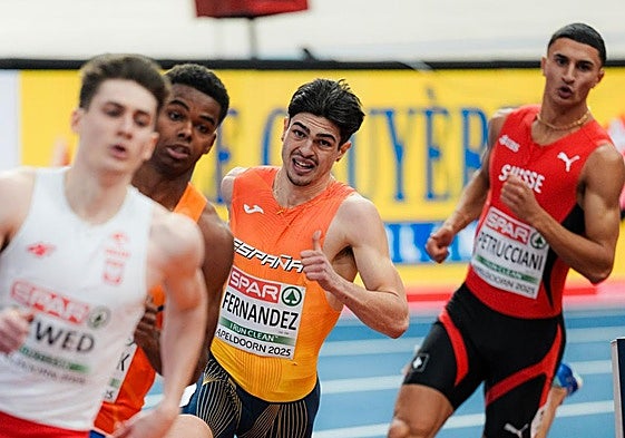 Markel, en plena carrera en la serie matinal.