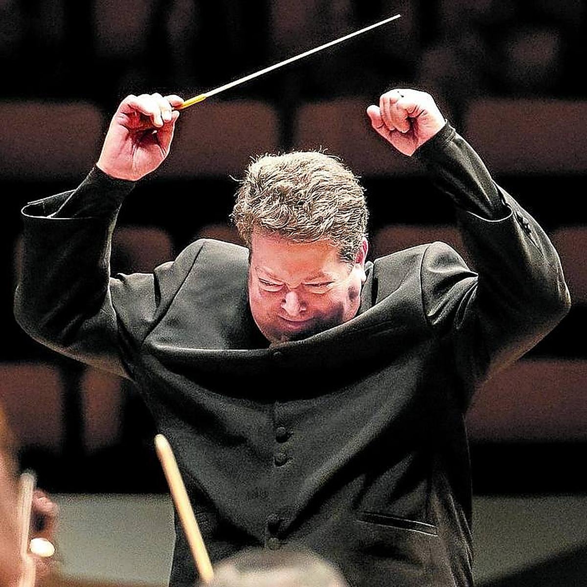 Andrew Litton, en acción durante un ensayo en Estados Unidos.