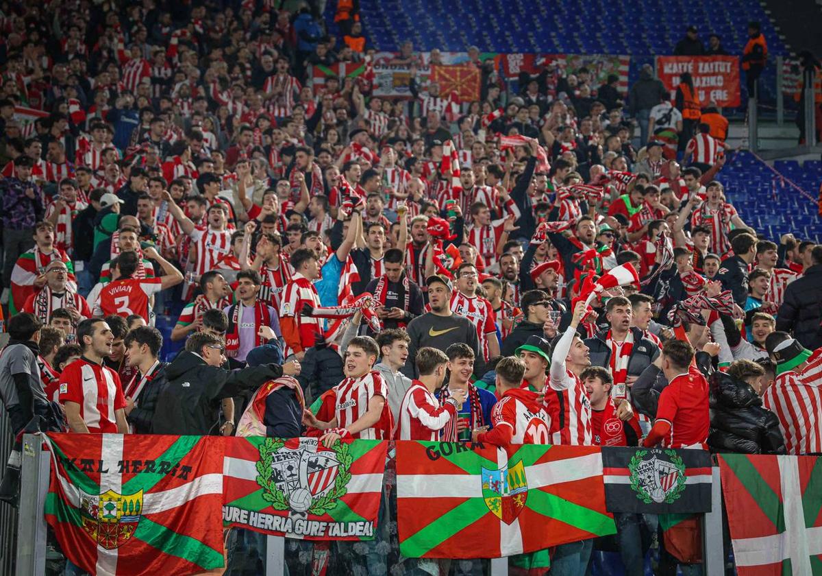 Llamamiento de Valverde a la afición del Athletic: «Con que haya la mitad de ambiente que en Roma estaríamos bien»