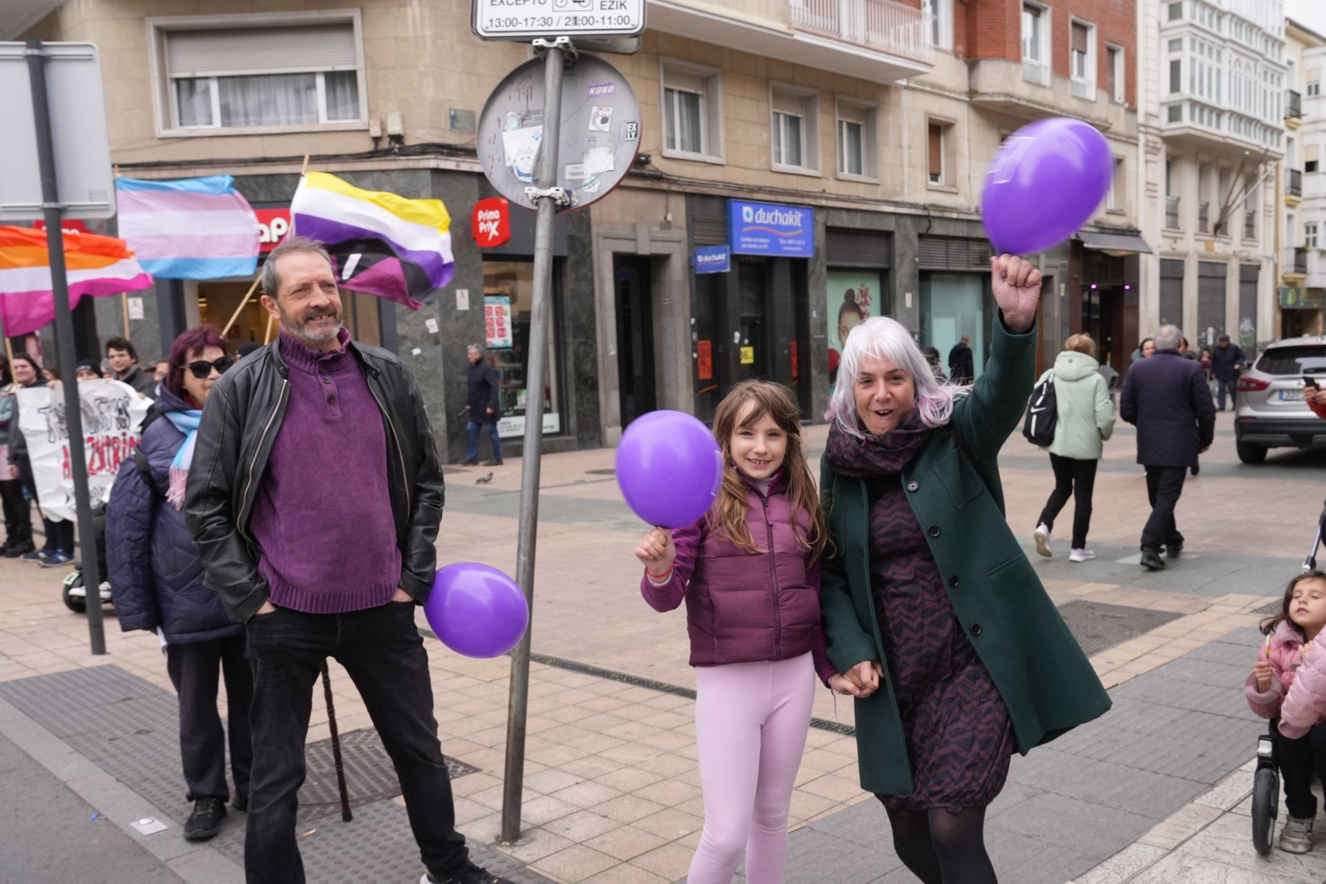 Las mejores fotos de los actos del 8M en Vitoria
