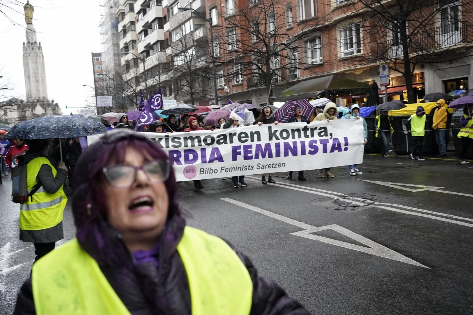 La manifestación del 8M en imágenes