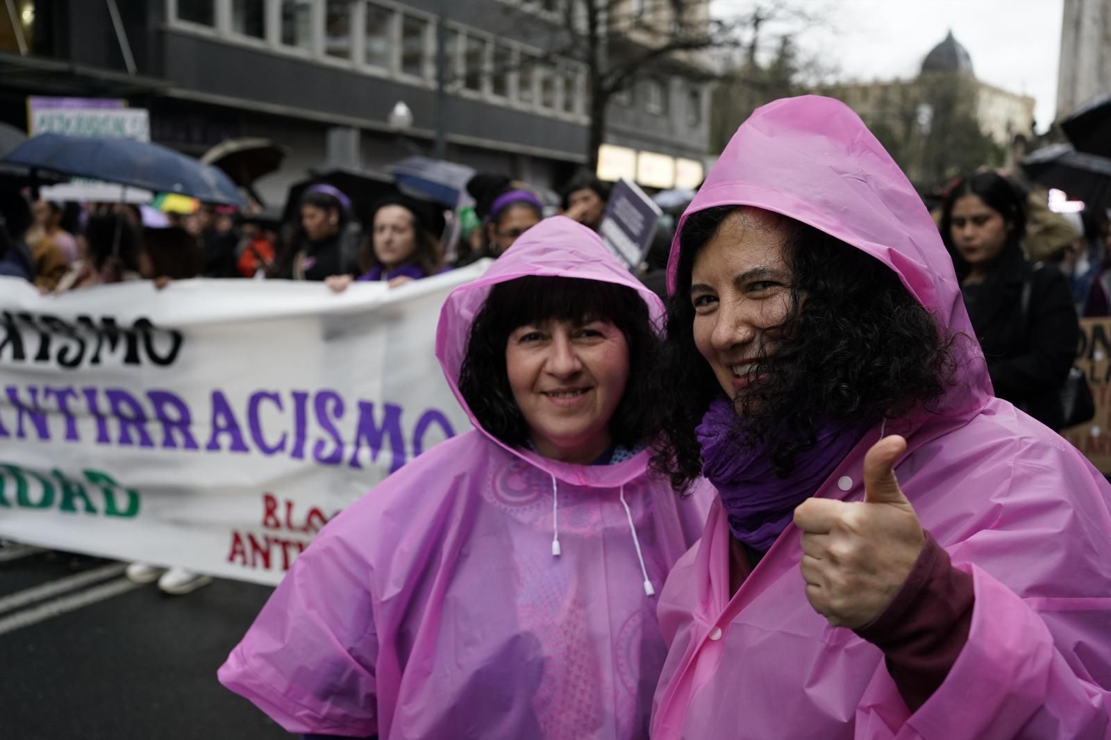 La manifestación del 8M en imágenes