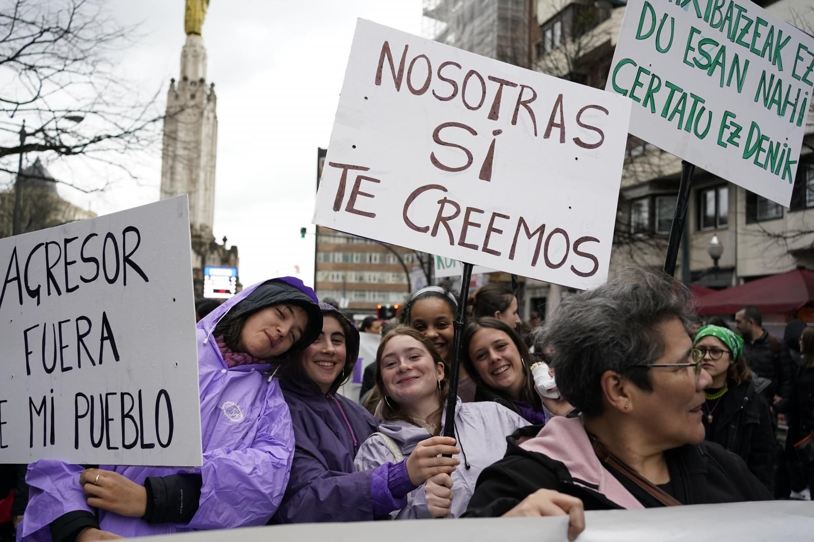 La manifestación del 8M en imágenes
