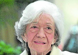 Ana María Matute recibió el Nacional de las Letras en 2007.