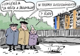 La tira de Cerrajería sobre las obras en Zaramaga