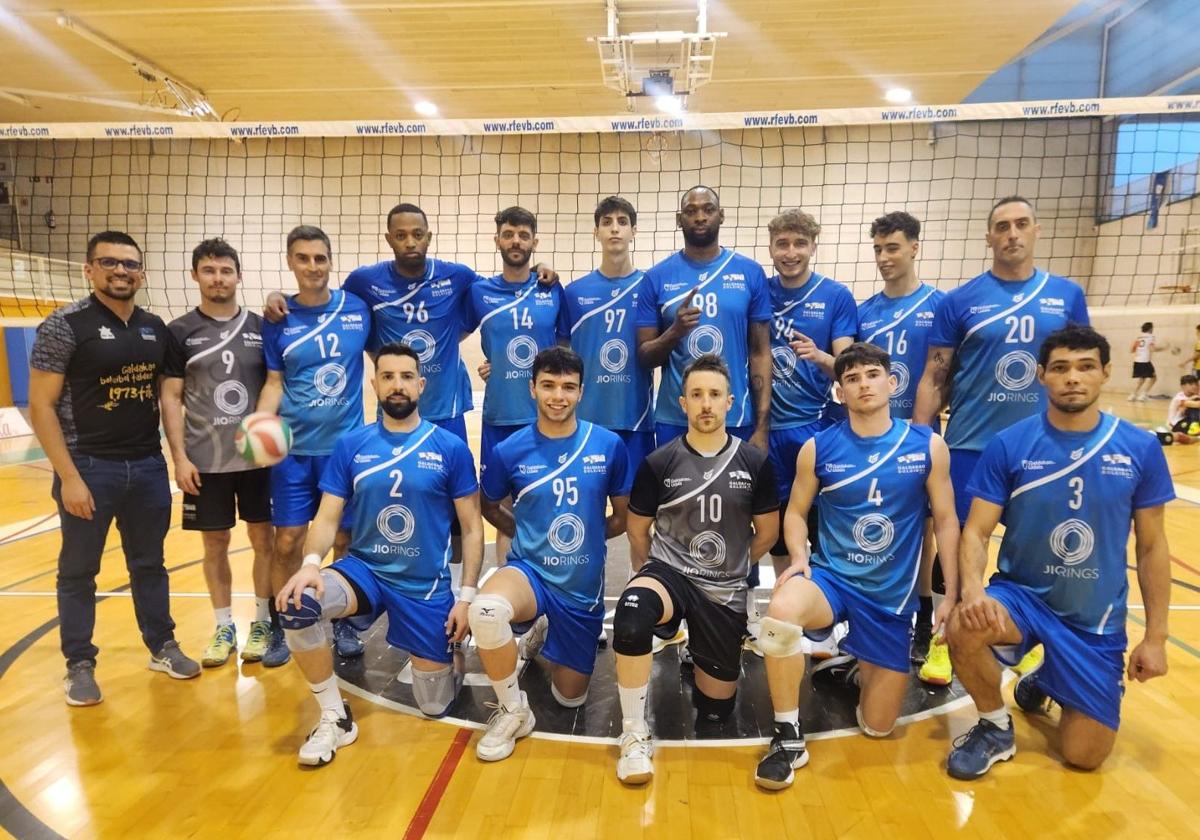 El equipo de Galdakao en la última jornada.