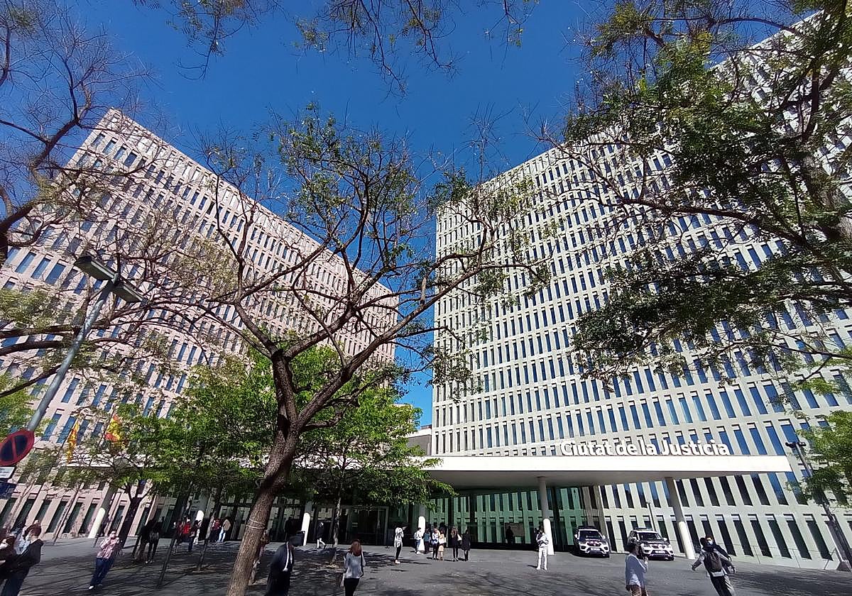 Imagen de archivo de la Ciutad de la Justicia, en Barcelona.
