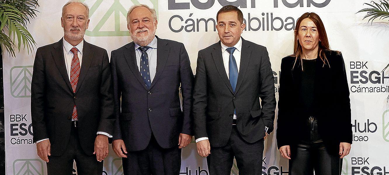 Juan Diego, José Ignacio Zudaire, Xabier Sagredo y Nora Sarasola.