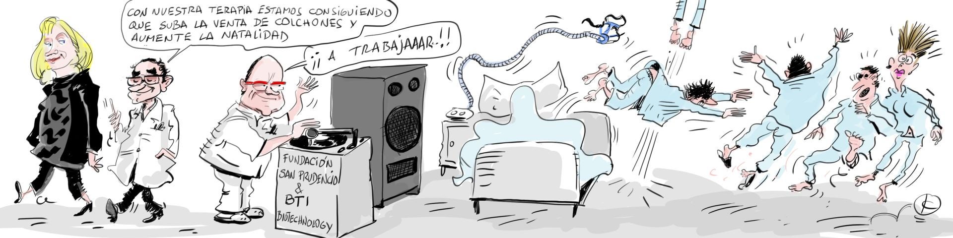 La viñeta de Cerrajería sobre la somnolencia de los alaveses durante la jornada laboral