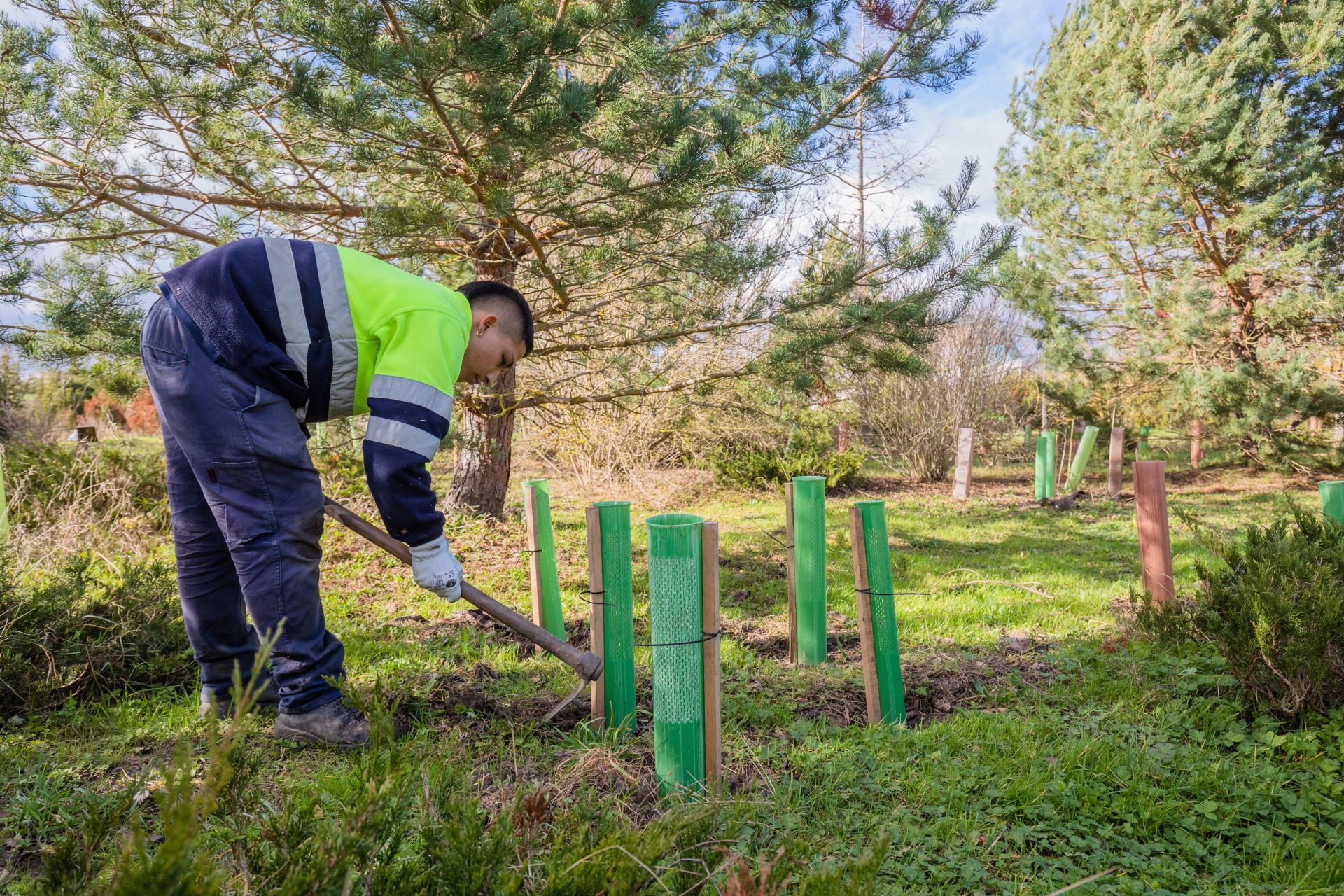 Jardineros encargados de parques y zonas verdes de Vitoria convocan una huelga indefinida