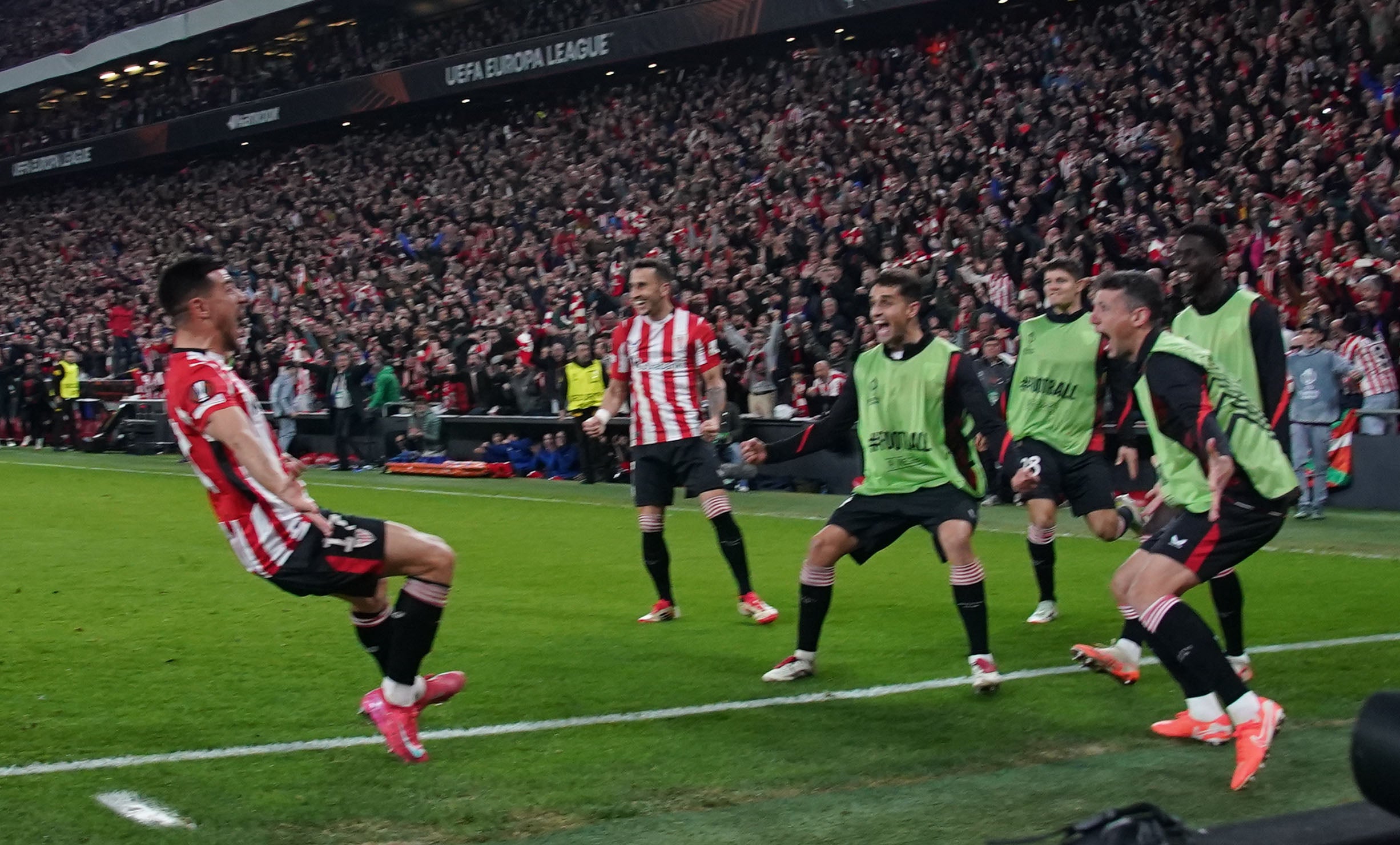 El Athletic-Roma en imágenes