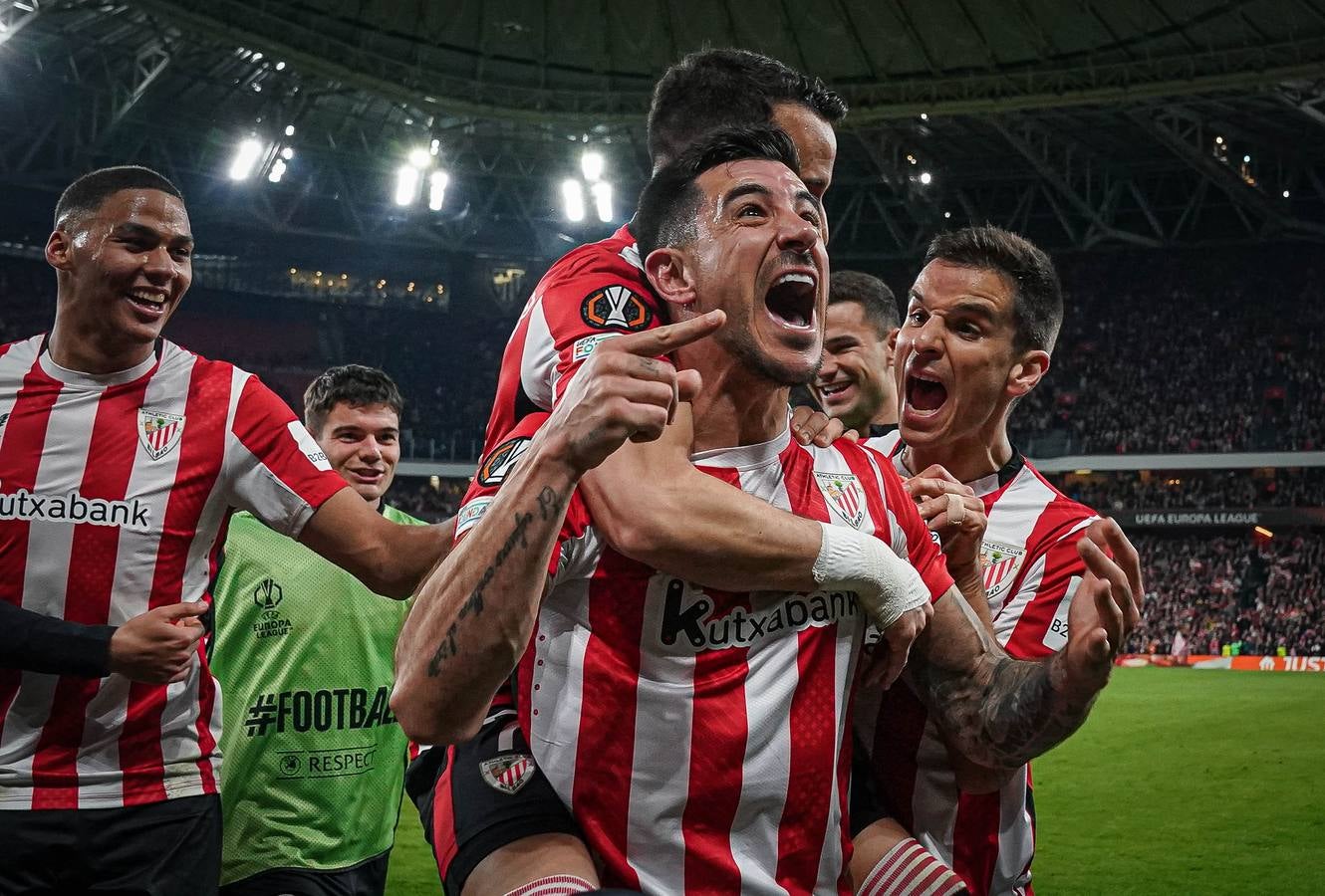 El Athletic-Roma en imágenes