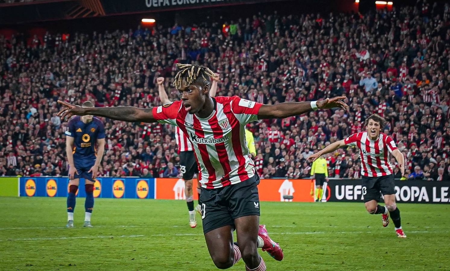 El Athletic-Roma en imágenes