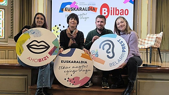 «Euskaraldia udaberrian ospatuko dela aprobetxatuz, Bilboko kaleak bete nahi ditugu»
