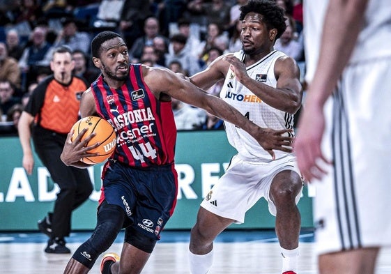 Baldwin, en el partido del domingo contra el Real Madrid.