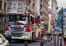 El trágico incendio de Bilbao en imágenes