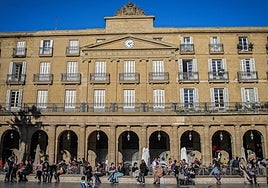 Lateral de la Plaza Nueva por donde se van a iniciar los trabajos.