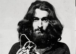 Juan Luis Goenaga retratado por Antton Elizegi en 1974.