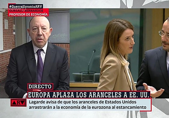 Gonzalo Bernardos sobre la respuesta de la UE ante la guerra de aranceles: «Es el único lenguaje que entiende Trump»