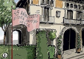 La viñeta de Cerrajería sobre las visitas a Ajuria Enea
