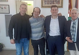 Carmelo Ponga, Tomás Cid, Diego Carrio y Luis Carrio