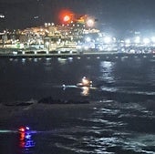 Bomberos, Ertzaintza y Guardia Civil retoman la búsqueda de una persona que podría haber caído al mar en Arrigunaga
