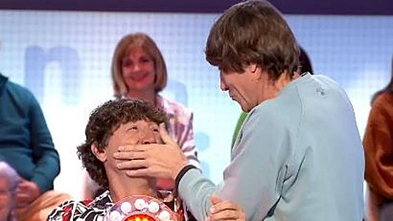 El divertido pique entre los hermanos Julio y Patxi Salinas en 'Pasapalabra'