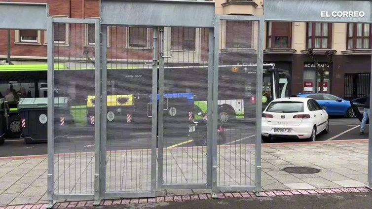 San Mamés refuerza su vallado por la Europa League