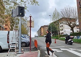 Este dispositivo se suma a otros tres colocados en diferentes puntos de Leioa.