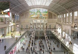 Así será la nueva y deslumbrante estación de Abando: con sus cuatro niveles, transformará el centro de Bilbao