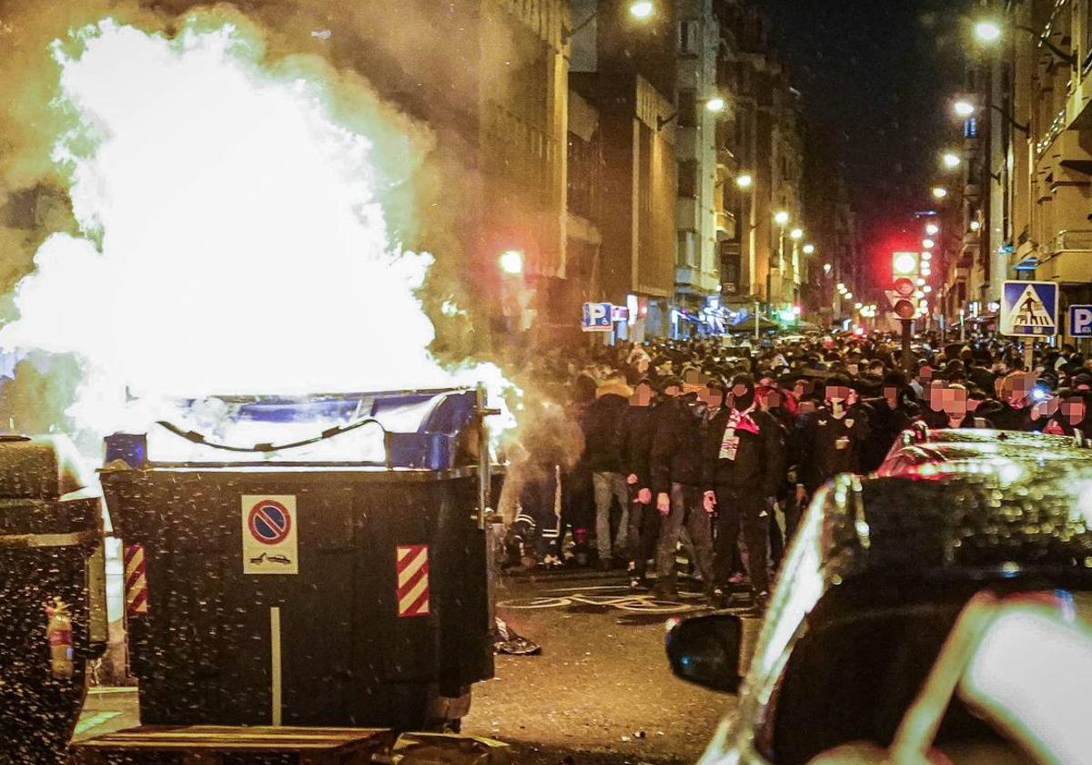 Los detenidos en el Athletic-Roma están vinculados con bandas de barrio violentas