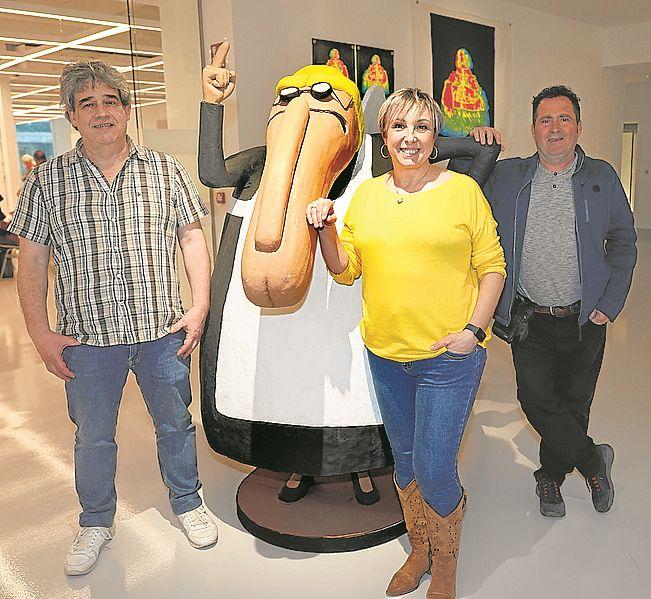 Andoni Sebastián, Susana Escudero y Joseba Iñaki Esnaola.