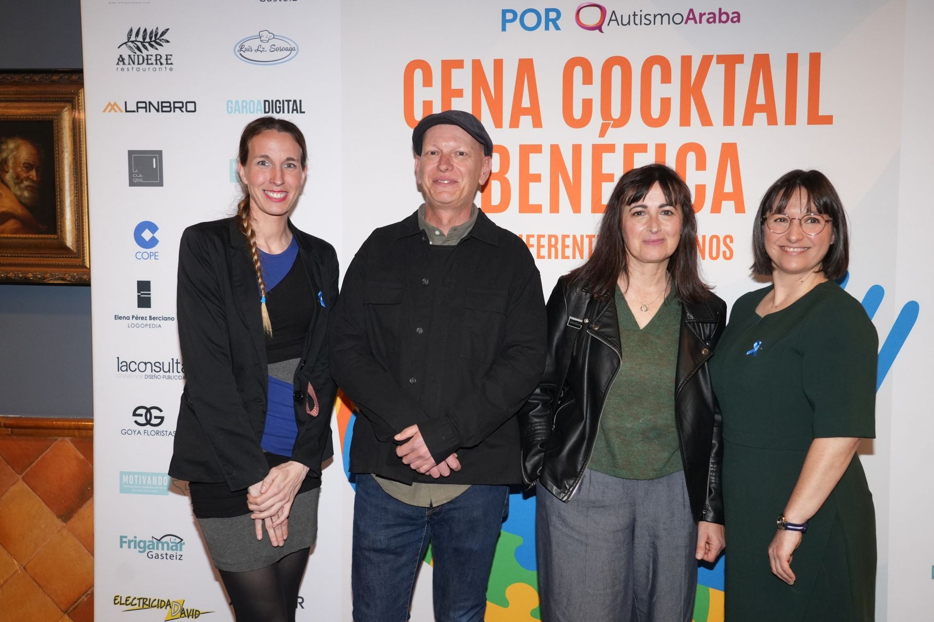 Nagore Antépara, Agustín Vicente, Berta Zárate y Amagoia Etxenausia.