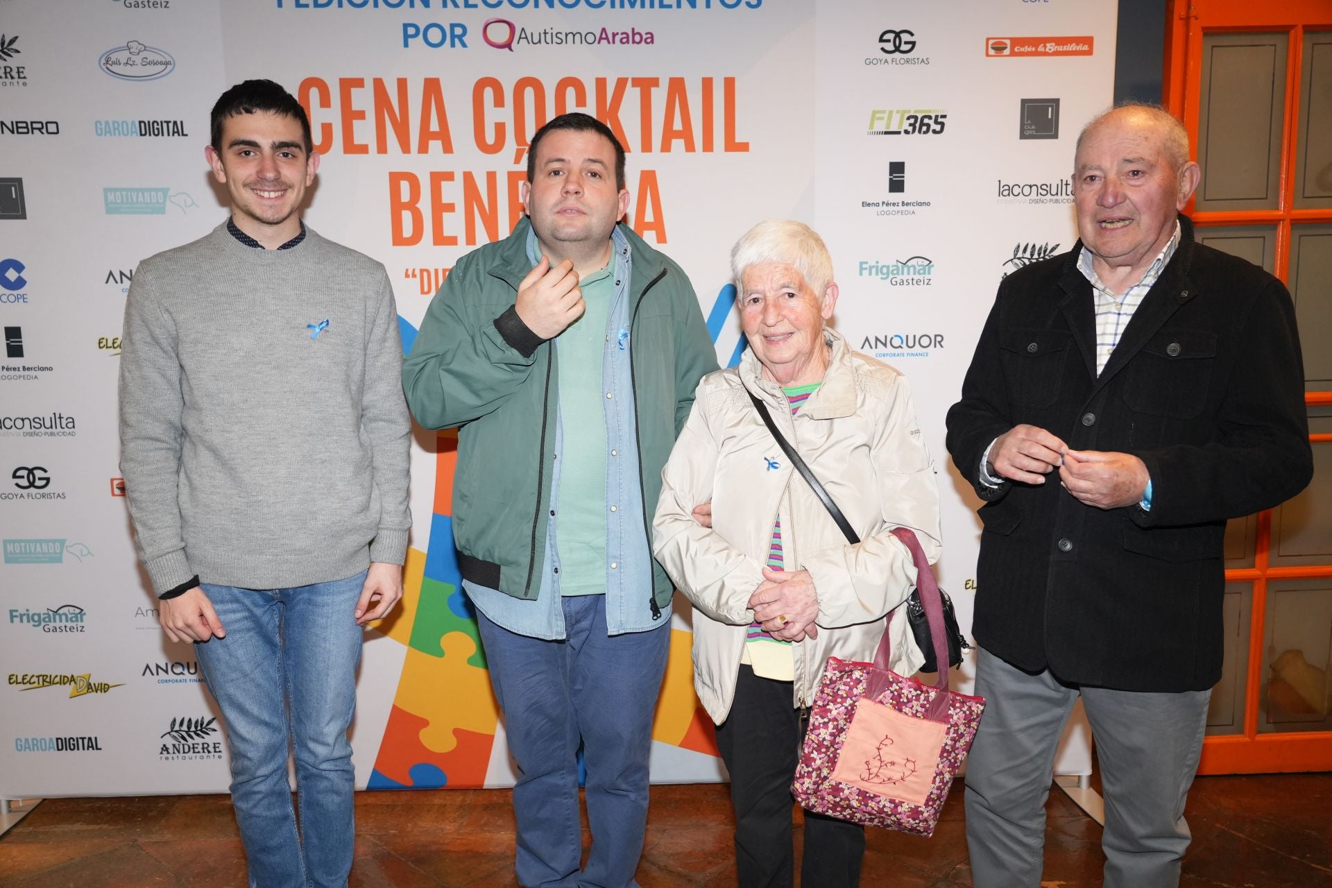 Erik Cembellín, Lier Kortabarria, Sabina Sanz y Jon Kortabarria.