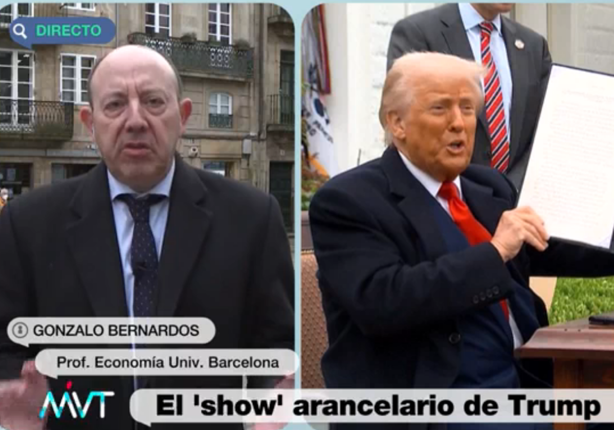 La predicción de Gonzalo Bernardos sobre el futuro de Estados Unidos por los aranceles de Trump
