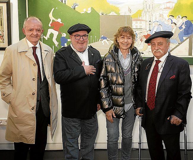 José Mari Amantes, Patxi Herranz, Marieli Oviedo y Julio Alegría. 