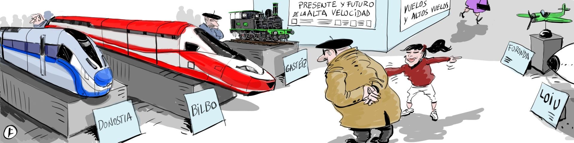 La viñeta de Cerrajería sobre el futuro de Foronda y el TAV en Vitoria